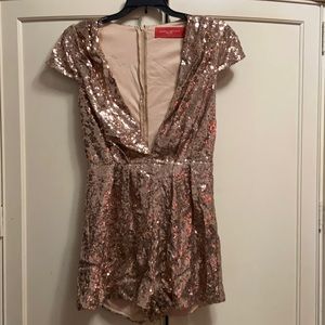 Akira Chicago Gold romper S
